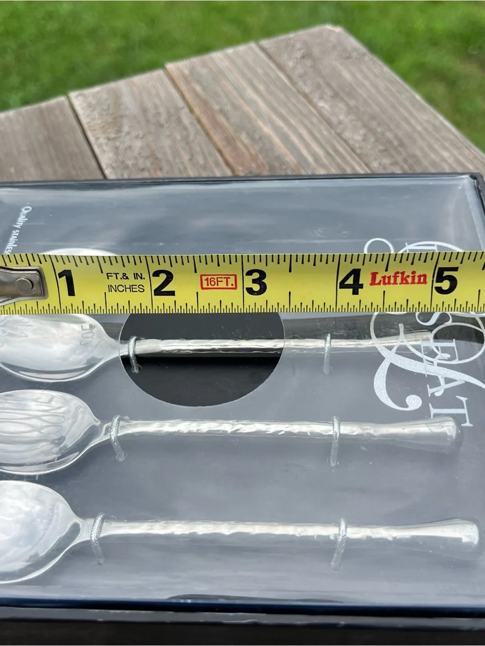 Let's Eat Quality Stainless Steel Coffee Spoons Set of Four New